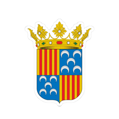 Escut de Berga (Spain) (Coat of Arms) STICKER Vinyl Kiss-Cut Decal 3 Inch White - The Sticker Space