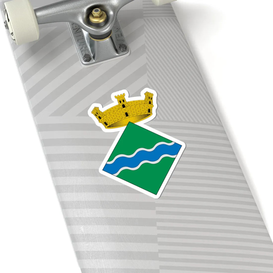 Escut de Bescanó THV-ES (Spain) (Coat of Arms) STICKER Vinyl Kiss-Cut Decal - The Sticker Space