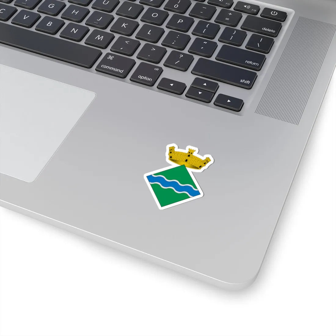 Escut de Bescanó THV-ES (Spain) (Coat of Arms) STICKER Vinyl Kiss-Cut Decal - The Sticker Space