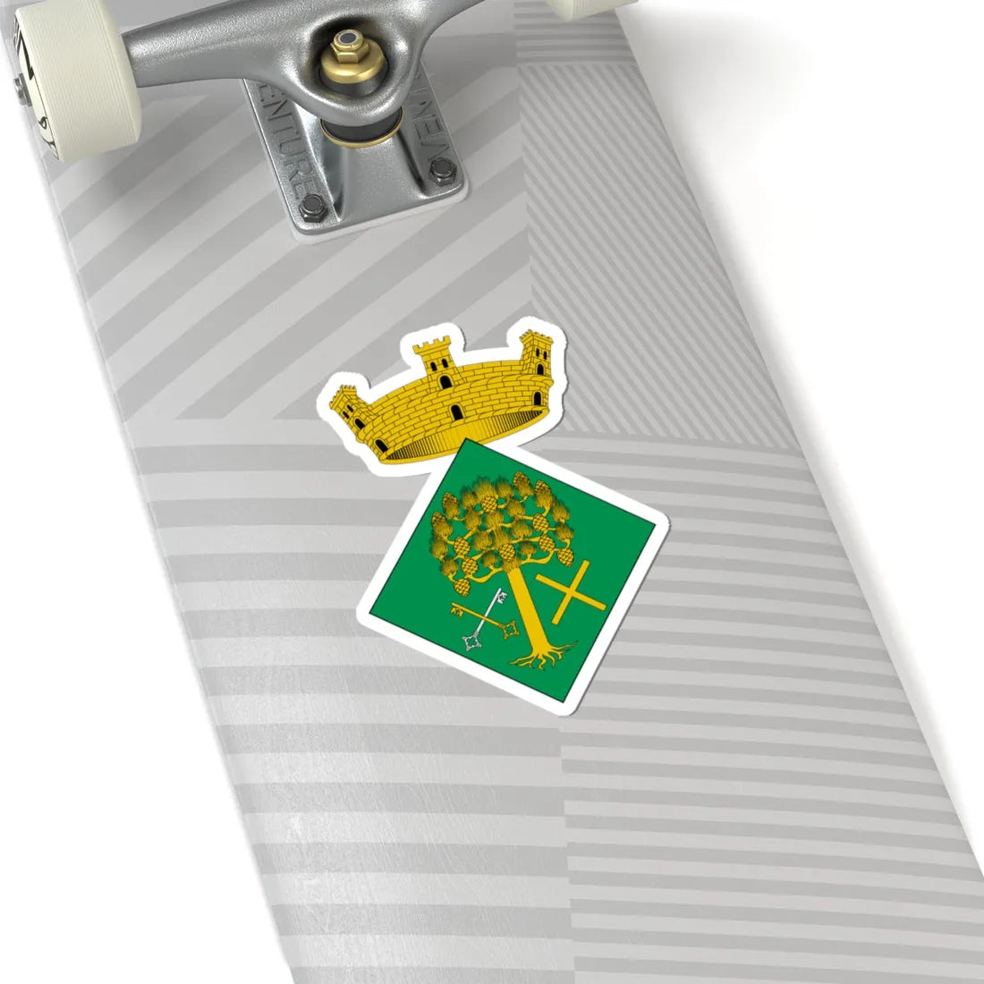 Escut de Bigues i Riells (Spain) (Coat of Arms) STICKER Vinyl Kiss-Cut Decal - The Sticker Space