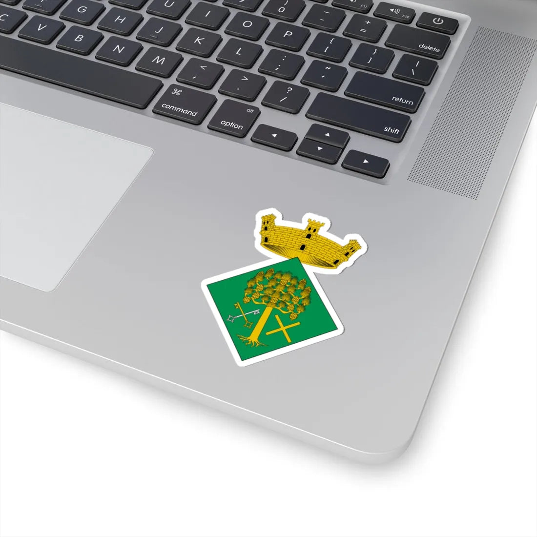 Escut de Bigues i Riells (Spain) (Coat of Arms) STICKER Vinyl Kiss-Cut Decal - The Sticker Space