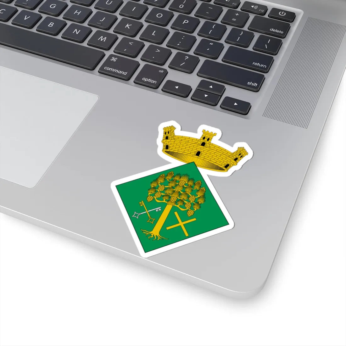 Escut de Bigues i Riells (Spain) (Coat of Arms) STICKER Vinyl Kiss-Cut Decal - The Sticker Space