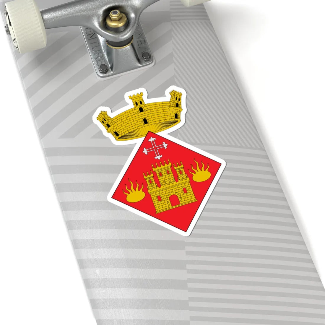Escut de Brunyola (Spain) (Coat of Arms) STICKER Vinyl Kiss-Cut Decal - The Sticker Space