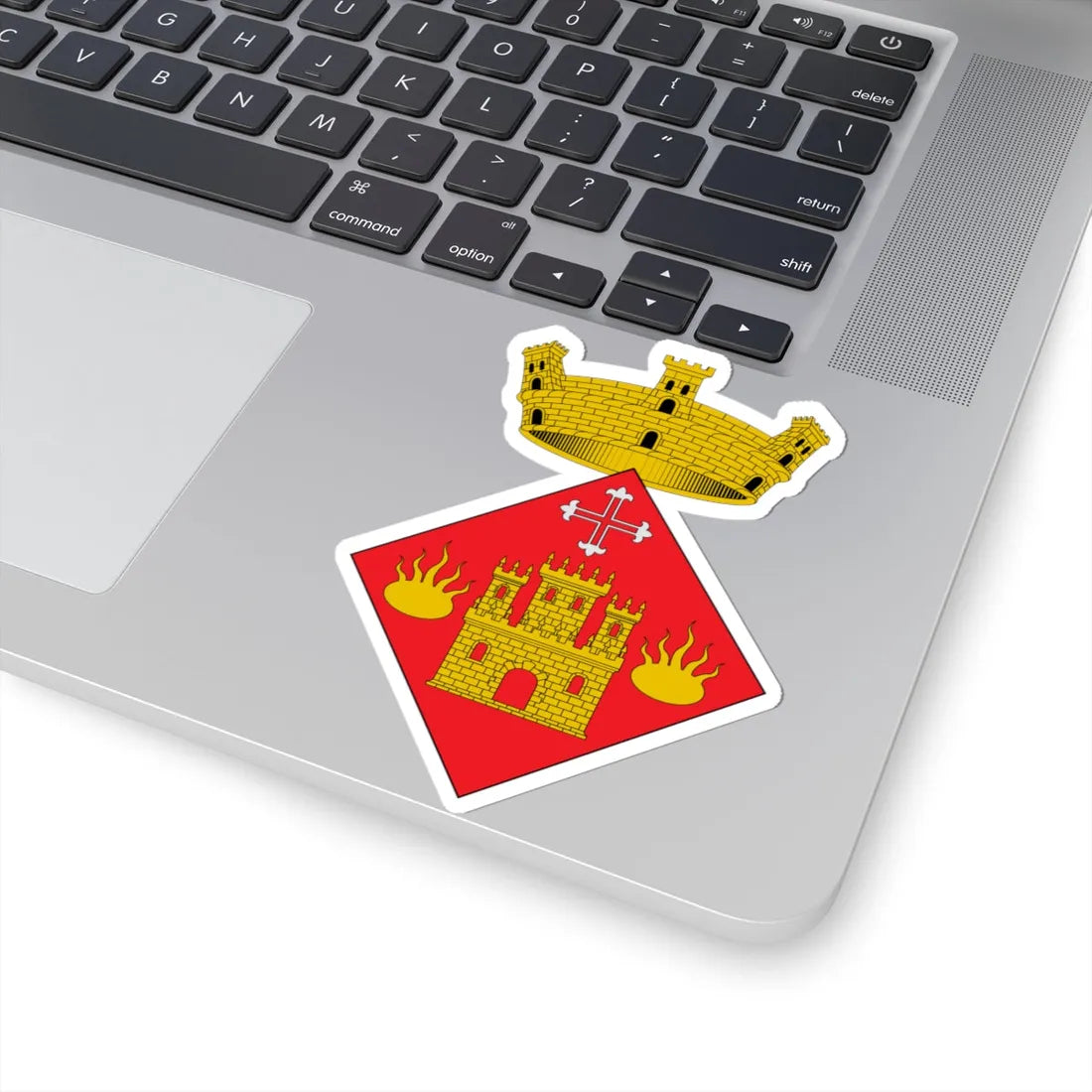 Escut de Brunyola (Spain) (Coat of Arms) STICKER Vinyl Kiss-Cut Decal - The Sticker Space
