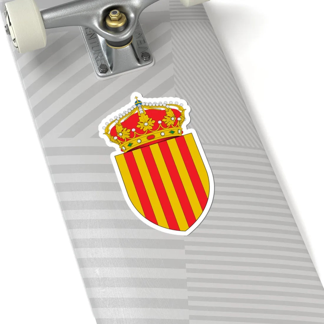 Escut de Catalunya apuntat (Spain) (Coat of Arms) STICKER Vinyl Kiss-Cut Decal - The Sticker Space