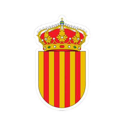 Escut de Catalunya (Spain) (Coat of Arms) STICKER Vinyl Kiss-Cut Decal 3 Inch White - The Sticker Space