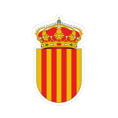 Escut de Catalunya (Spain) (Coat of Arms) STICKER Vinyl Kiss-Cut Decal 4 Inch White - The Sticker Space