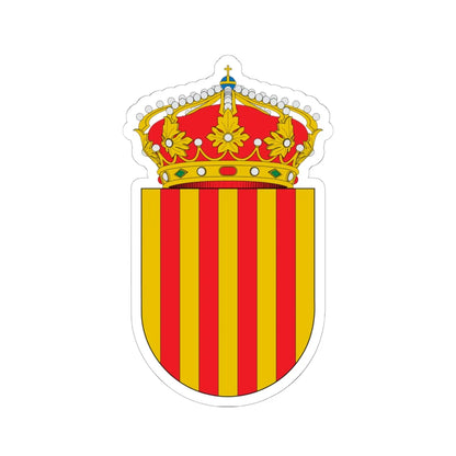 Escut de Catalunya (Spain) (Coat of Arms) STICKER Vinyl Kiss-Cut Decal 6 Inch White - The Sticker Space