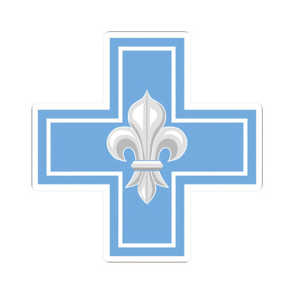 ESGA Cruz Lilium FAA (Argentina) (Coat of Arms) STICKER Vinyl Kiss-Cut Decal 2 Inch White - The Sticker Space