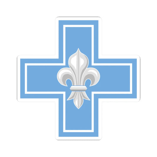 ESGA Cruz Lilium FAA (Argentina) (Coat of Arms) STICKER Vinyl Kiss-Cut Decal 2 Inch White - The Sticker Space