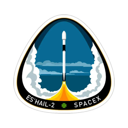 Es’hail-2 (SpaceX) STICKER Vinyl Die-Cut Decal 2 Inch - The Sticker Space