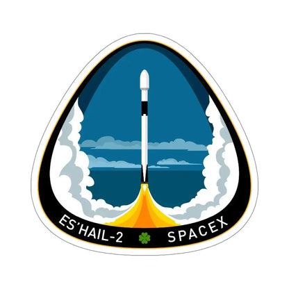 Es’hail-2 (SpaceX) STICKER Vinyl Die-Cut Decal - The Sticker Space