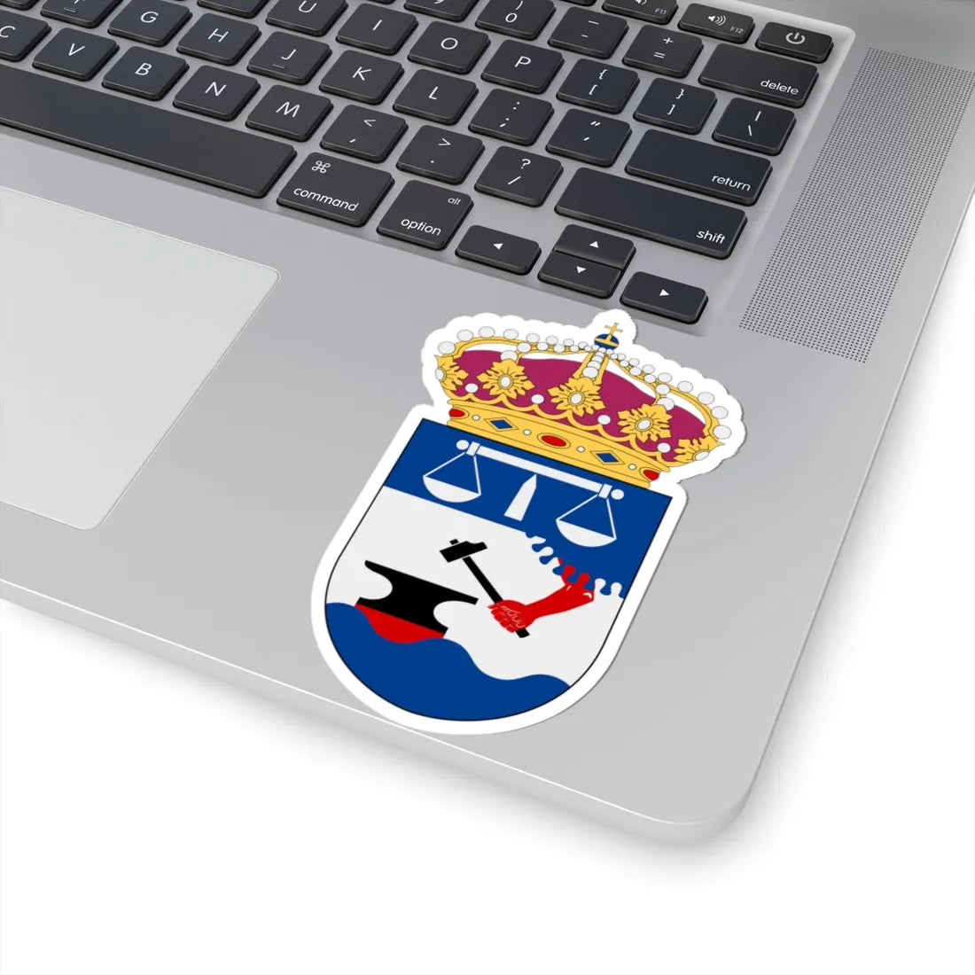 Eskilstuna tingsrätt vapen (Sweden) (Coat of Arms) STICKER Vinyl Kiss-Cut Decal - The Sticker Space