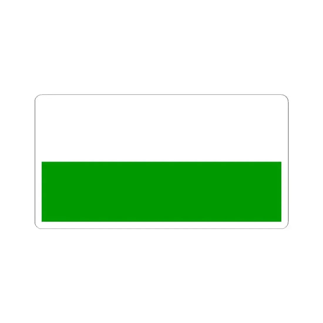 Esmeraldas Flag (Ecuador) STICKER Vinyl Kiss-Cut Decal 2 Inch White - The Sticker Space