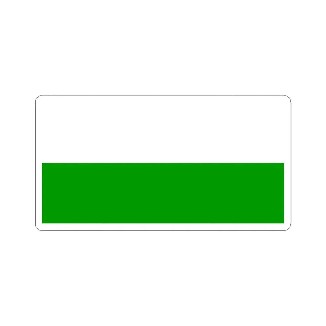 Esmeraldas Flag (Ecuador) STICKER Vinyl Kiss-Cut Decal 3 Inch White - The Sticker Space