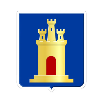 Esneux wapen (Belgium) (Coat of Arms) STICKER Vinyl Kiss-Cut Decal 6 Inch White - The Sticker Space
