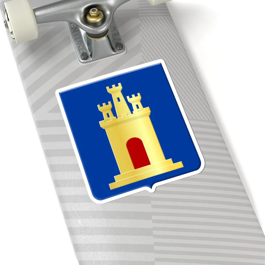 Esneux wapen (Belgium) (Coat of Arms) STICKER Vinyl Kiss-Cut Decal - The Sticker Space