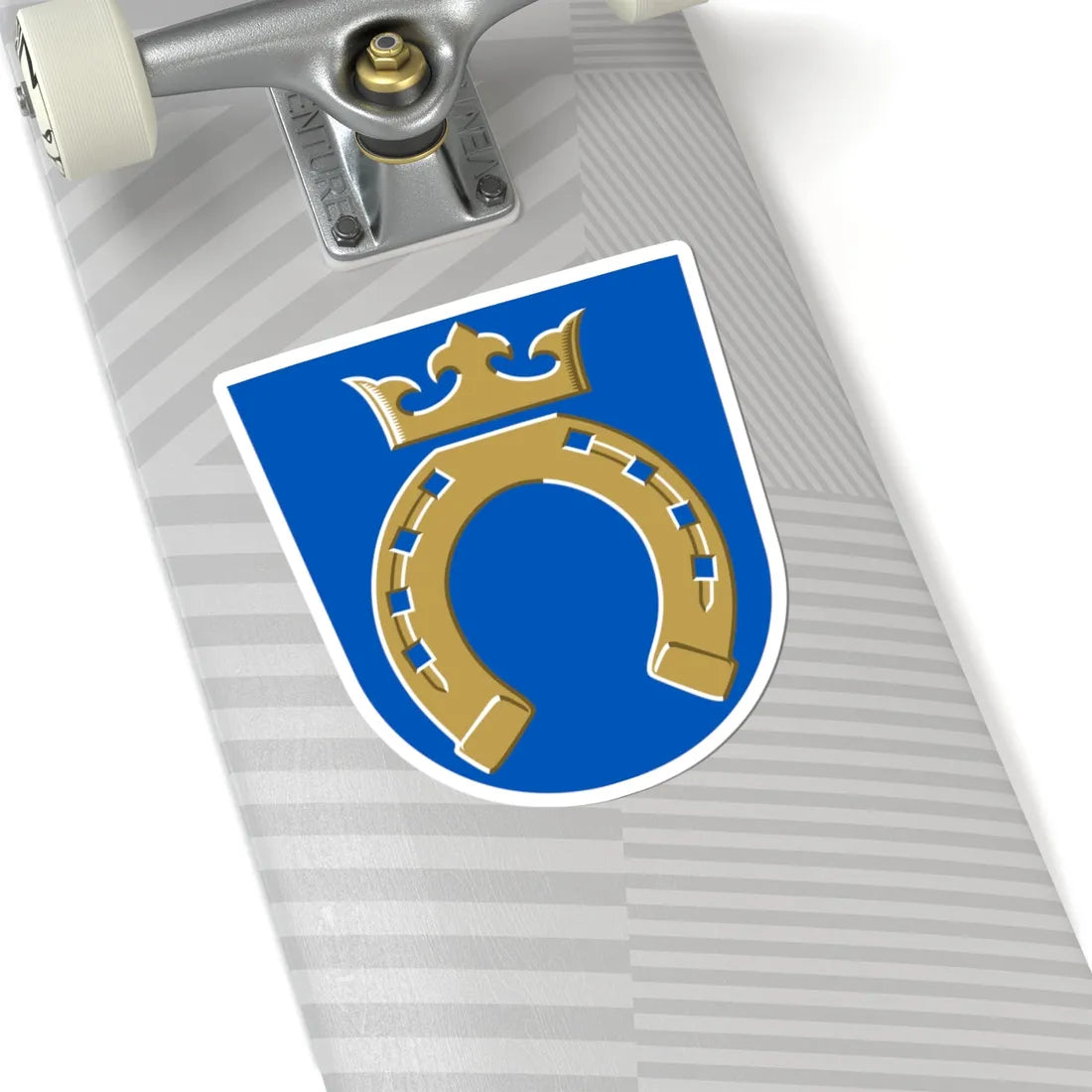 Espoo.vaakuna (Finland) (Coat of Arms) STICKER Vinyl Kiss-Cut Decal - The Sticker Space