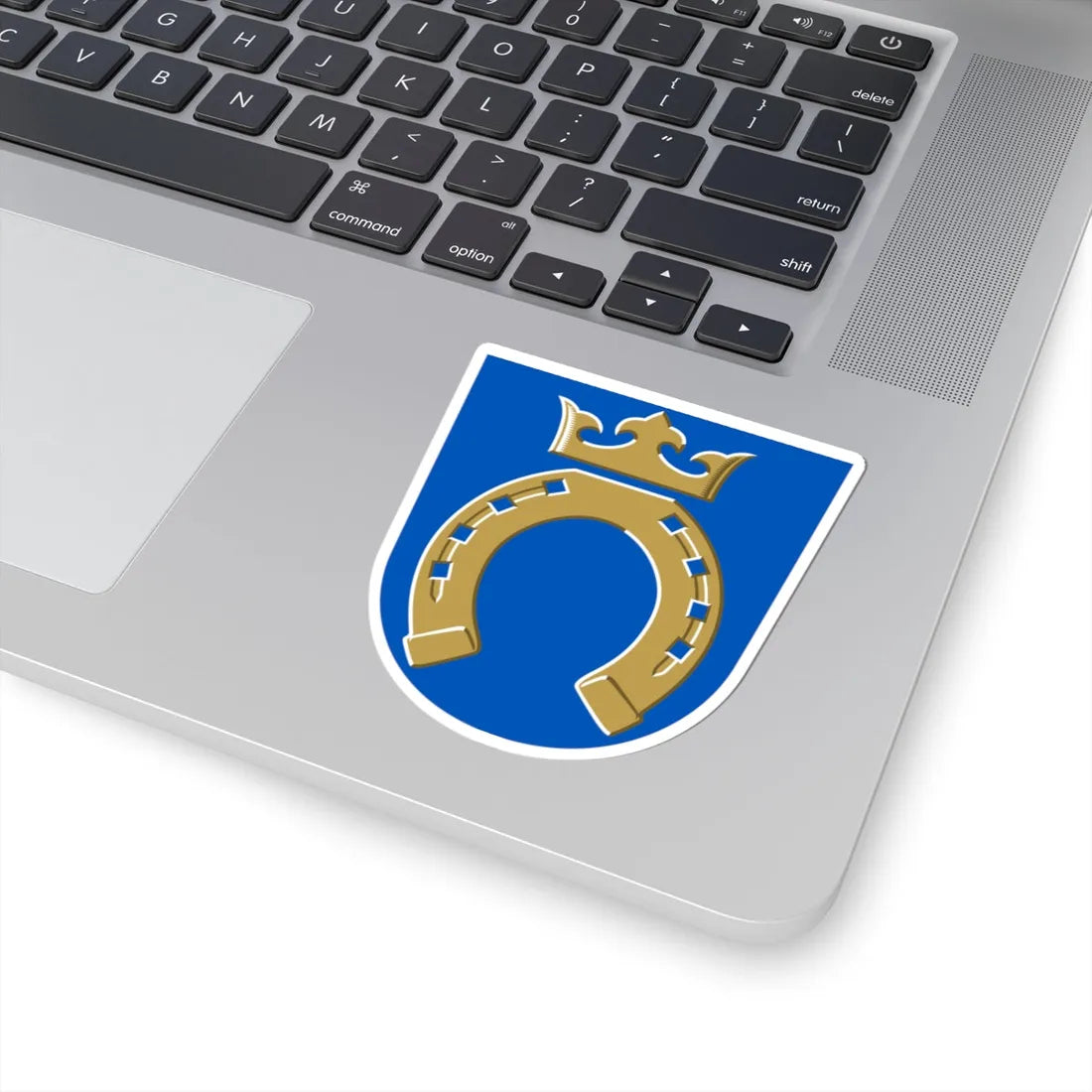 Espoo.vaakuna (Finland) (Coat of Arms) STICKER Vinyl Kiss-Cut Decal - The Sticker Space
