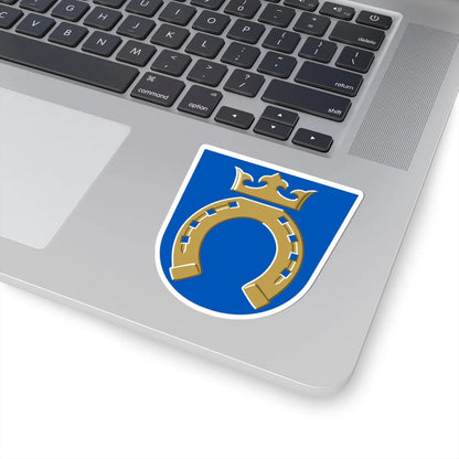 Espoo.vaakuna (Finland) (Coat of Arms) STICKER Vinyl Kiss-Cut Decal - The Sticker Space