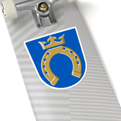 Espoo.vaakuna (Finland) (Coat of Arms) STICKER Vinyl Kiss-Cut Decal - The Sticker Space