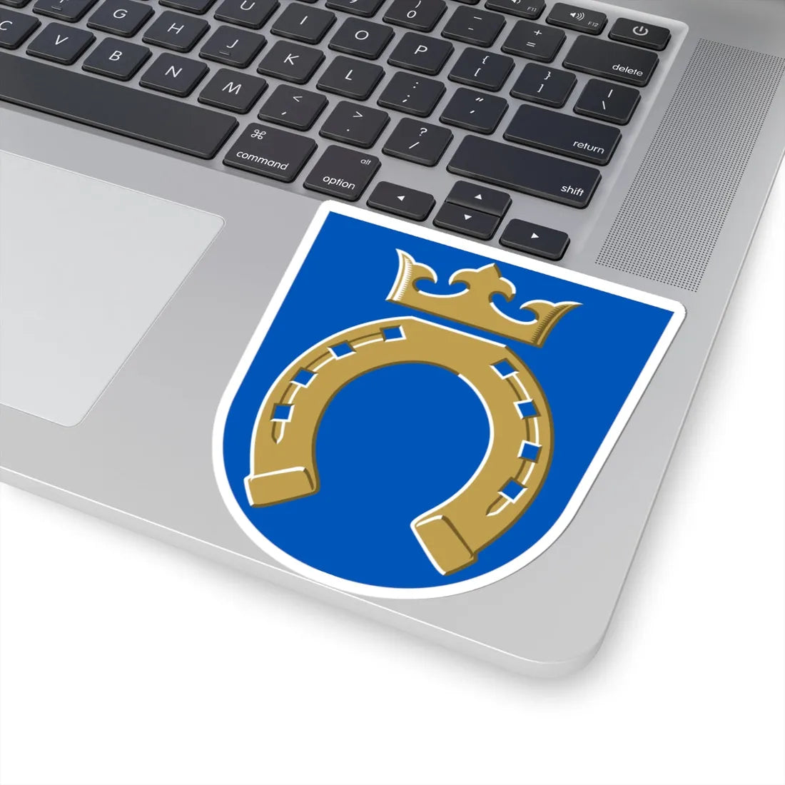 Espoo.vaakuna (Finland) (Coat of Arms) STICKER Vinyl Kiss-Cut Decal - The Sticker Space