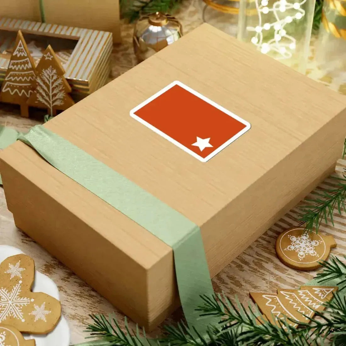 Essad Pashas flag (Albania) STICKER Vinyl Kiss-Cut Decal - The Sticker Space