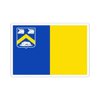 Essen B vlag (Belgium) STICKER Vinyl Kiss-Cut Decal 4 Inch White - The Sticker Space