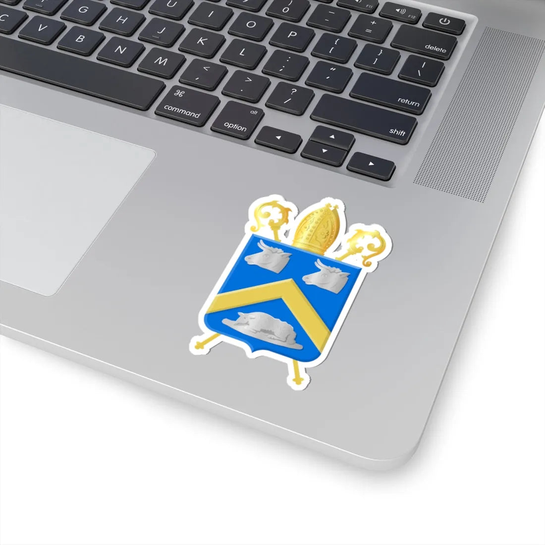 Essen B wapen2 (Belgium) (Coat of Arms) STICKER Vinyl Kiss-Cut Decal - The Sticker Space
