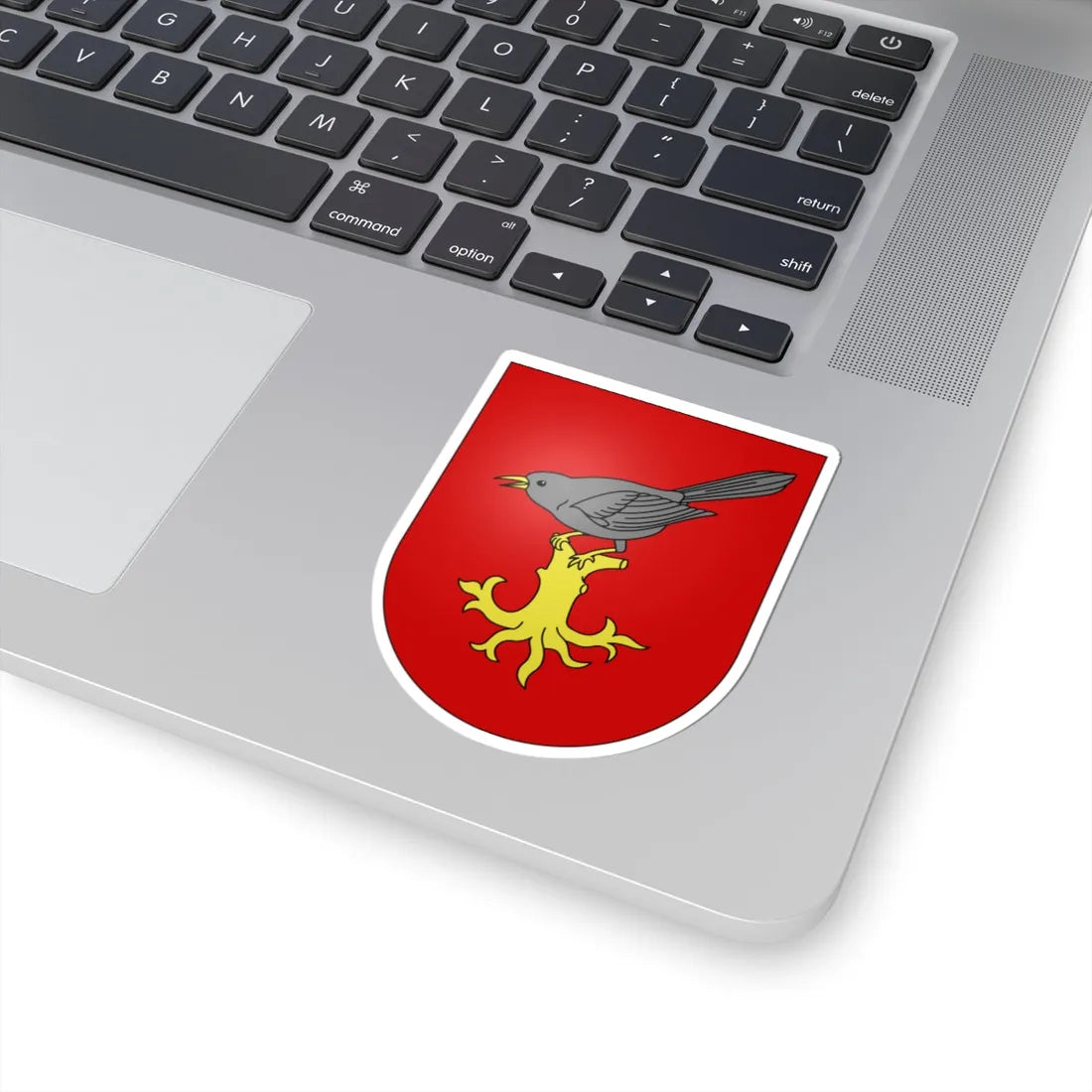 Essertes-coat of arms (Switzerland) (Coat of Arms) STICKER Vinyl Kiss-Cut Decal - The Sticker Space