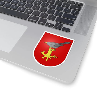 Essertes-coat of arms (Switzerland) (Coat of Arms) STICKER Vinyl Kiss-Cut Decal - The Sticker Space