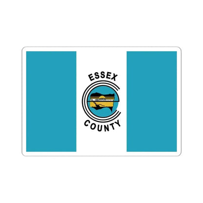 Essex County Ontario Flag pre-2014 (Canada) STICKER Vinyl Kiss-Cut Decal 6 Inch White - The Sticker Space
