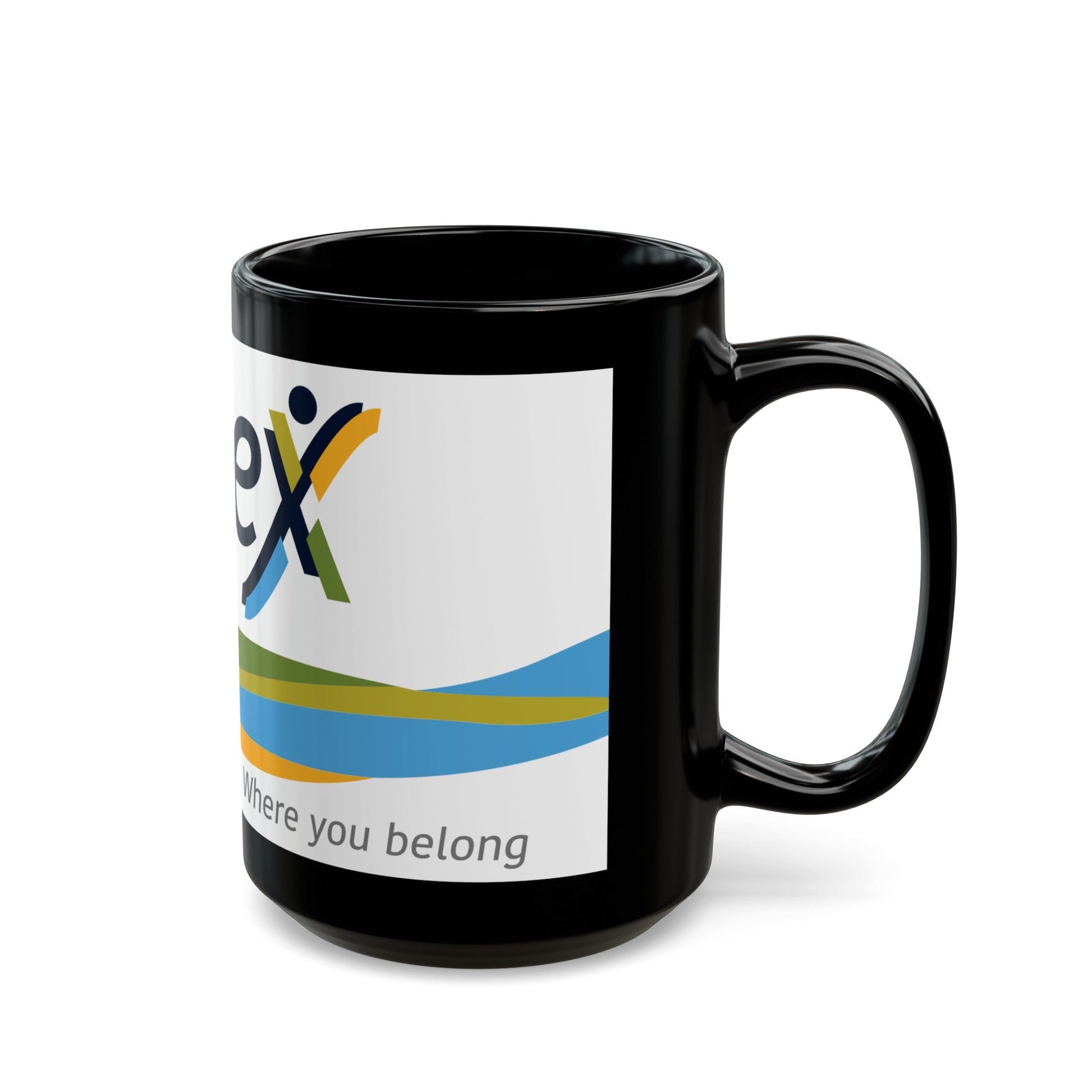 Essex Ontario Flag Canada - Black Coffee Mug-The Sticker Space