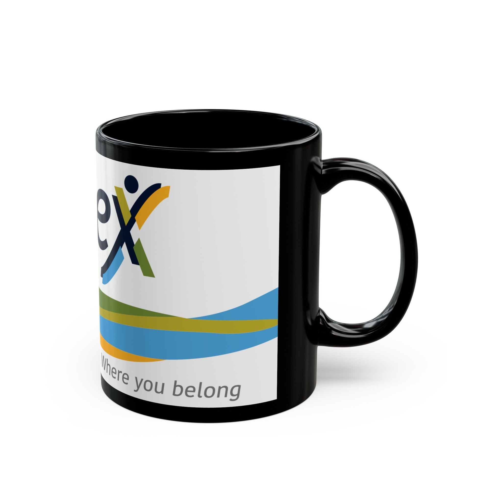 Essex Ontario Flag Canada - Black Coffee Mug-The Sticker Space