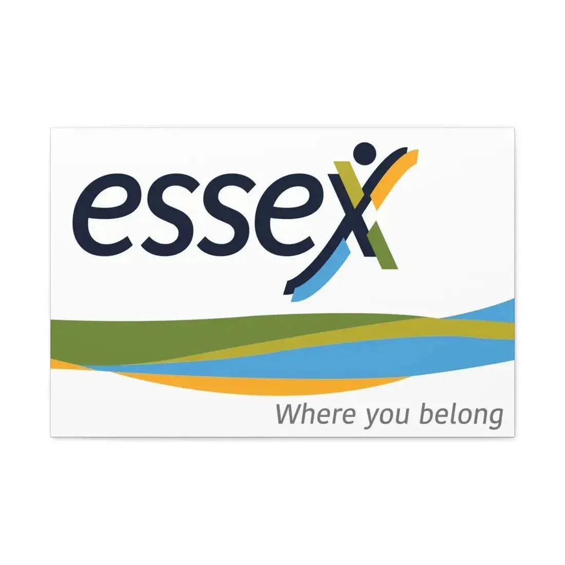 Essex Ontario Flag Canada - Canvas Wall Art 30" x 20" 1.25" - The Sticker Space