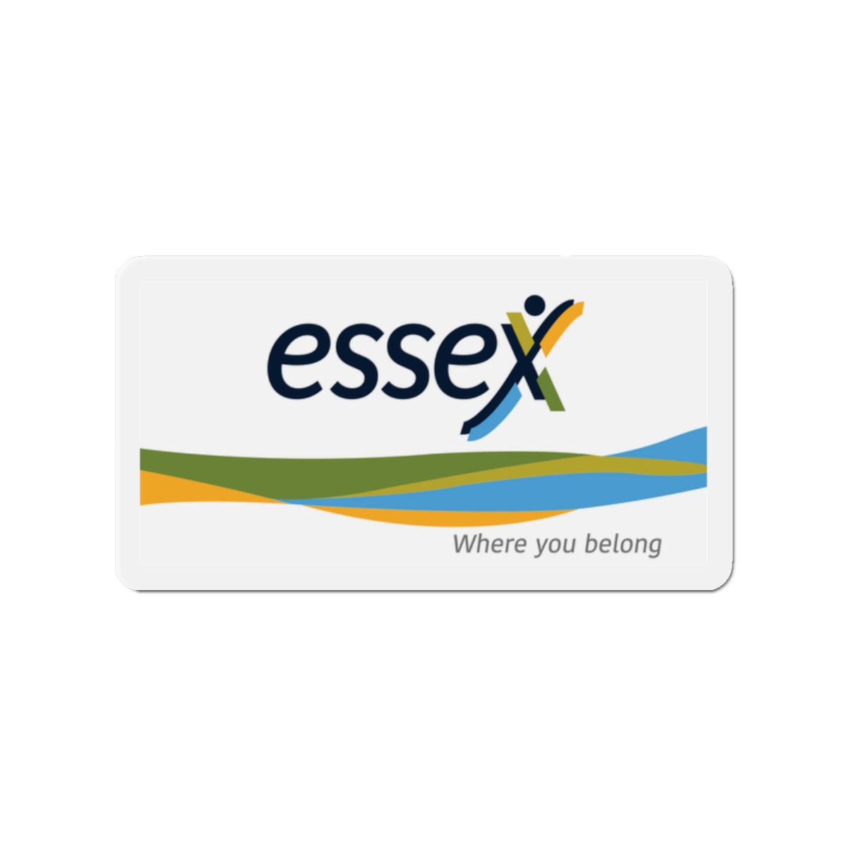 Essex Ontario Flag Canada - Die-Cut Magnet-2" x 2"-The Sticker Space