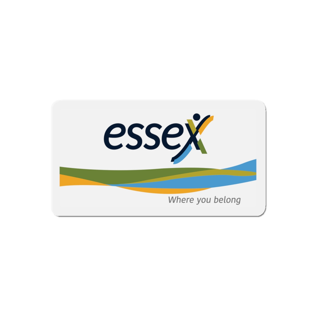 Essex Ontario Flag Canada - Die-Cut Magnet-4" x 4"-The Sticker Space