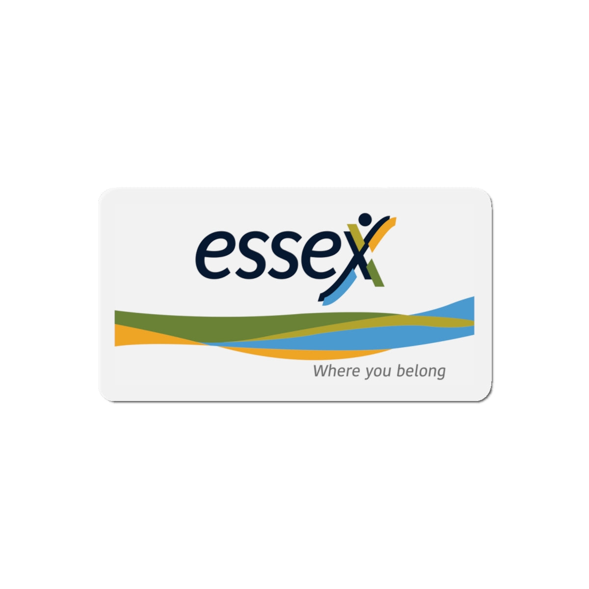 Essex Ontario Flag Canada - Die-Cut Magnet-5" x 5"-The Sticker Space