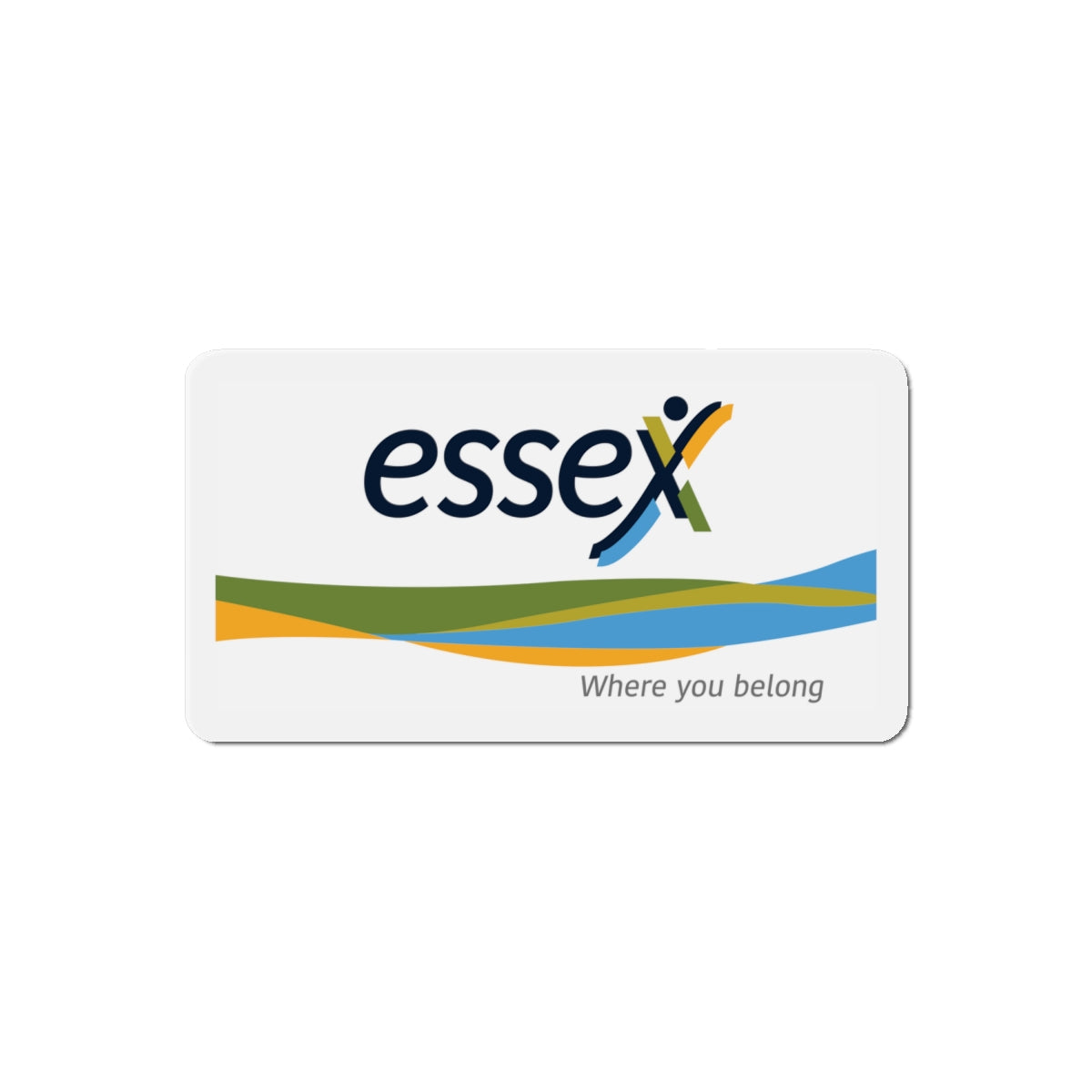 Essex Ontario Flag Canada - Die-Cut Magnet-6 × 6"-The Sticker Space