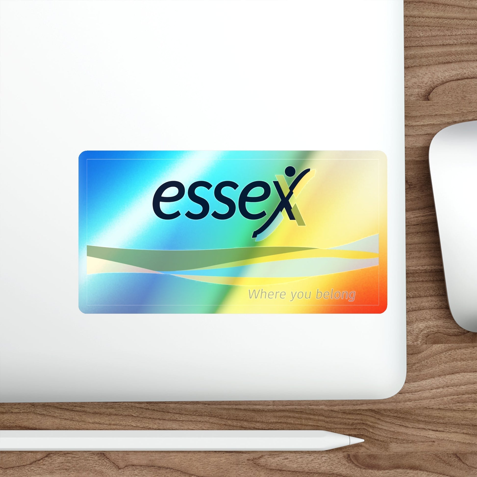 Essex Ontario Flag Canada Holographic STICKER Die-Cut Vinyl Decal-The Sticker Space