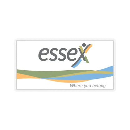 Essex Ontario Flag Canada - STICKER Vinyl Kiss-Cut Decal 2 Inch Transparent - The Sticker Space