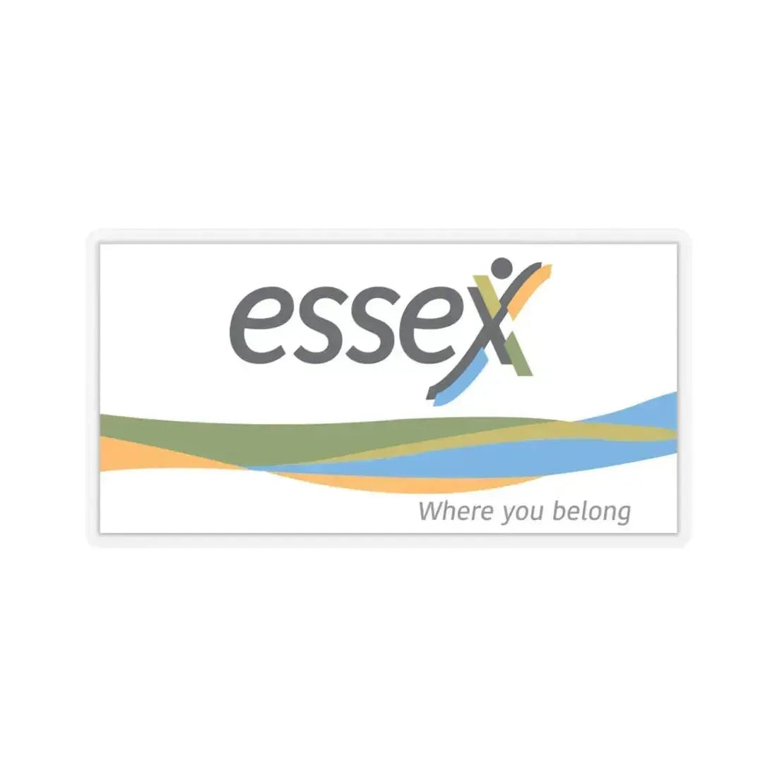 Essex Ontario Flag Canada - STICKER Vinyl Kiss-Cut Decal 4 Inch Transparent - The Sticker Space