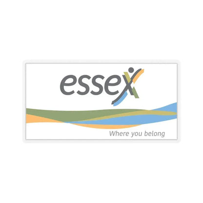 Essex Ontario Flag Canada - STICKER Vinyl Kiss-Cut Decal 4 Inch Transparent - The Sticker Space