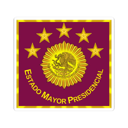 Estado Mayor Presidencial Mexico (Mexico) (Coat of Arms) STICKER Vinyl Kiss-Cut Decal 2 Inch White - The Sticker Space