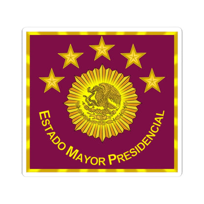 Estado Mayor Presidencial Mexico (Mexico) (Coat of Arms) STICKER Vinyl Kiss-Cut Decal 3 Inch White - The Sticker Space