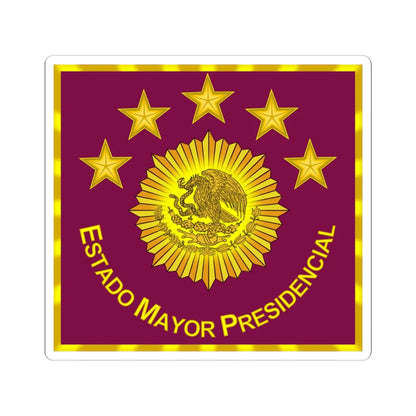 Estado Mayor Presidencial Mexico (Mexico) (Coat of Arms) STICKER Vinyl Kiss-Cut Decal 4 Inch White - The Sticker Space