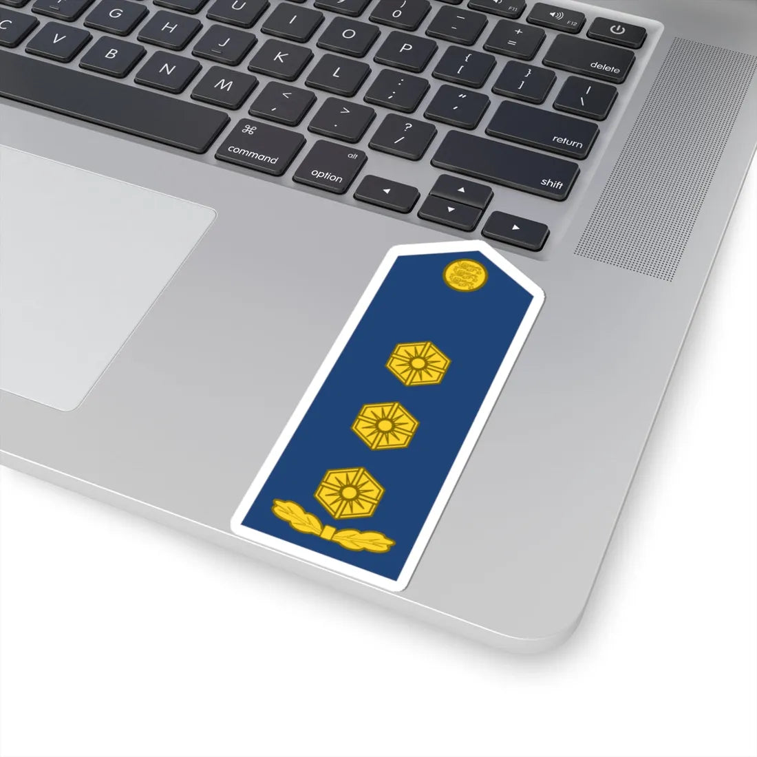 Estonia AirForce OF 5 (Estonia) (Military Rank) STICKER Vinyl Kiss-Cut Decal - The Sticker Space