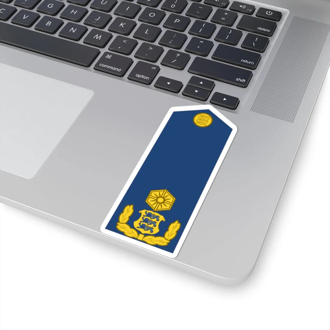 Estonia AirForce OF 6 (Estonia) (Military Rank) STICKER Vinyl Kiss-Cut Decal - The Sticker Space