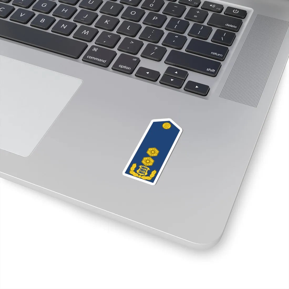 Estonia AirForce OF 7 (Estonia) (Military Rank) STICKER Vinyl Kiss-Cut Decal - The Sticker Space