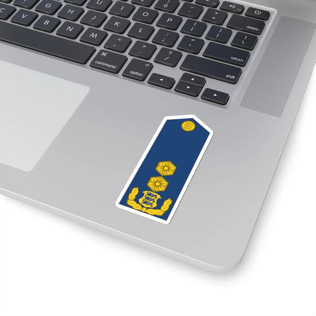 Estonia AirForce OF 7 (Estonia) (Military Rank) STICKER Vinyl Kiss-Cut Decal - The Sticker Space